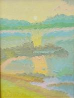 Enzo Vescovi (1929-2011) - Paesaggio - Alba Marina