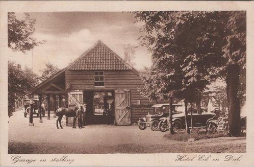 HOOG-SOEREN - Garage en stalling Hotel Eik en Dal, Verzamelen, Ansichtkaarten | Nederland, Verzenden