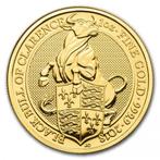 Gouden Queens Beast Black Bull of Clarence 1 oz 2018, Verzenden, Losse munt, Goud