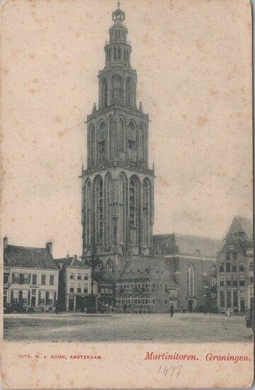 GRONINGEN - Martinitoren, Verzamelen, Ansichtkaarten | Nederland, Verzenden