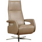 Leren relaxfauteuil Note - Granada Taupe (taupe/bruin) -, Huis en Inrichting, Fauteuils, Nieuw, Ophalen of Verzenden, 50 tot 75 cm