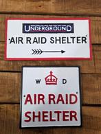 Luchtaanvalschuilkelder - Reclamebord - Aluminium, Nieuw