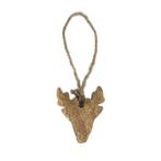 hert hanger mango touw 7cm, Verzenden, Nieuw