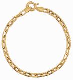 Gouden Link Chain armband 14K, Sieraden, Tassen en Uiterlijk, Armbanden, Verzenden, Nieuw, Goud, Goud