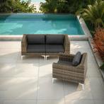 Modulaire wicker set Villanova set 1 2-zitter met een alumin, Verzenden, Nieuw