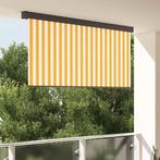 vidaXL Buiten Rolgordijn Striped Oranje en wit 200 x 250 cm, Huis en Inrichting, Verzenden, Nieuw