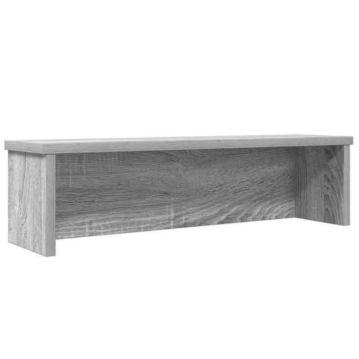 vidaXL Keukenrek stapelbaar 60x15x16cm bewerkt hout grijs, Huis en Inrichting, Keuken | Keukenbenodigdheden, Nieuw, Verzenden