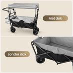 Lugia opvouwbare bolderkar met dak – 120L – offroad, Opvouwbaar, Zo goed als nieuw