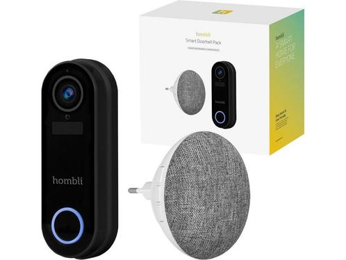 Hombli Slimme Deurbel 2 - 1080p Video Deurbel en Chime, Huis en Inrichting, Woonaccessoires | Overige, Zo goed als nieuw, Verzenden