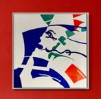 Hans Beers (1946) - Sublime œuvre abstraite, collage pièce