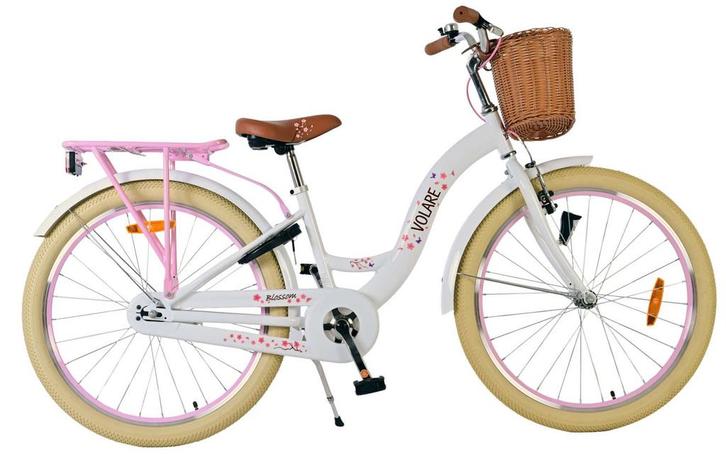Volare Blossom Kinderfiets - Meisjes - 24 inch - Wit, Fietsen en Brommers, Fietsen | Meisjes, 24 inch, Nieuw, Verzenden