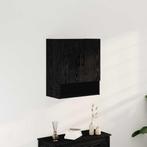 vidaXL Wandkast Zwart eiken 60 x 31 x 70 cm Bewerkt hout, Huis en Inrichting, Kasten | Overige, Verzenden, Nieuw