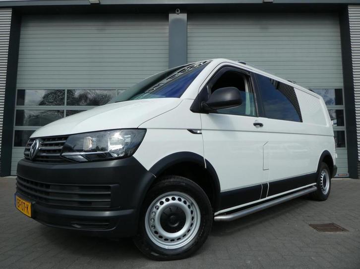 Volkswagen Transporter 2.0 TDI Euro 6, L2H1 DC dubbel Cabine, Auto's, Bestelauto's, Lease, Handgeschakeld, Wit, Financial lease