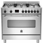 BERTAZZONI AMS96L61CX Fornuis1656.65, Witgoed en Apparatuur, Fornuizen, Ophalen of Verzenden, Nieuw, Vrijstaand, Energieklasse A of zuiniger