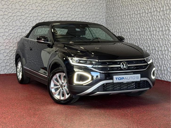 Zakelijke Lease |  Volkswagen T-Roc Cabrio TSI VIR.COCKPIT C, Auto's, Volkswagen, Onderhoudsboekje, Lease, Zwart, Handgeschakeld