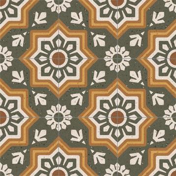 Vloertegel / wandtegel vintage rabat groen 20x20 beschikbaar voor biedingen