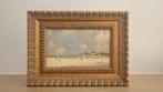 Pierre Stefani (1938) - Cabines à marée basse - oil on, Antiek en Kunst, Kunst | Schilderijen | Klassiek