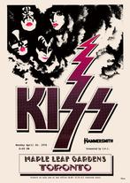 Posters - Poster Kiss - Maple Leaf Gardens Toronto, Verzamelen, Zo goed als nieuw, Verzenden