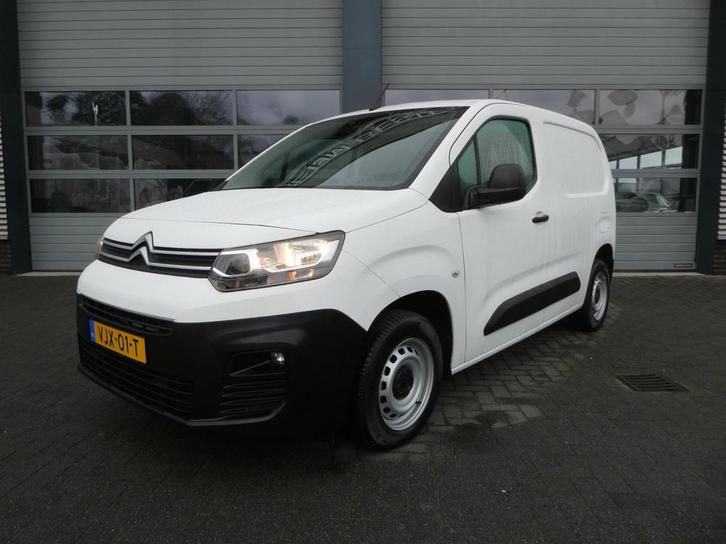 Citroën Berlingo 1.5 BlueHDI airco navigatie camera pdc trek, Auto's, Bestelauto's, Lease, Handgeschakeld, Wit, Financial lease