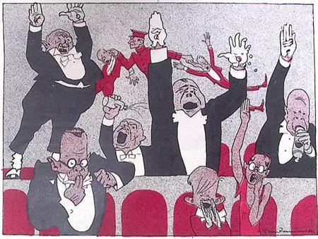 Heldenkermis. . . . in de zaal (lijst optie, Lithos), Antiek en Kunst, Kunst | Litho's en Zeefdrukken, Verzenden