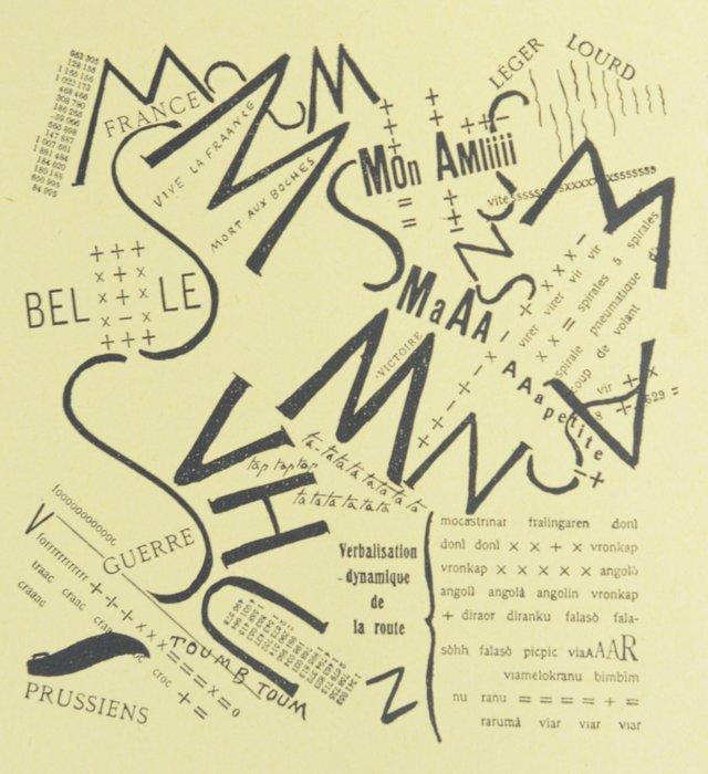Filippo Tommaso Marinetti (1876-1944) - Consonant Vowel, Antiek en Kunst, Antiek | Overige Antiek