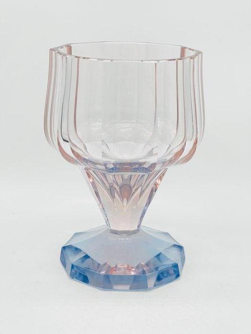 Moser (attributed) - Vaas - Kristal - Art-deco kristallen, Antiek en Kunst, Antiek | Glas en Kristal
