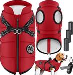 Hondenjas - Hondentrui - Winter - XL - Rood - LOVPET®, Dieren en Toebehoren, Hondenkleding, Verzenden, Zo goed als nieuw