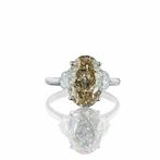 Zonder minimumprijs - Ring - 14 karaat Witgoud - 5.49ct. tw., Nieuw