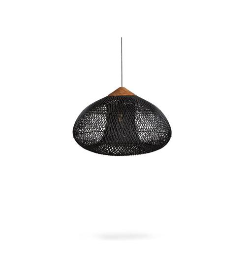 Bright Drum Hanglamp Zwart 60x60x38 Cm, Huis en Inrichting, Lampen | Lampenkappen, Nieuw, Verzenden