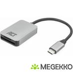 ACT USB-C kaartlezer voor SD en micro SD. SD 4.0 UHS-II, Computers en Software, Verzenden, Nieuw, ACT