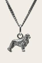 Zilveren King Charles spaniel ketting hanger - klein, Verzenden, Nieuw