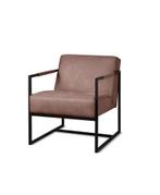 Fauteuil Star - fauteuils - Taupe, Huis en Inrichting, Stoelen, Nieuw, Leer