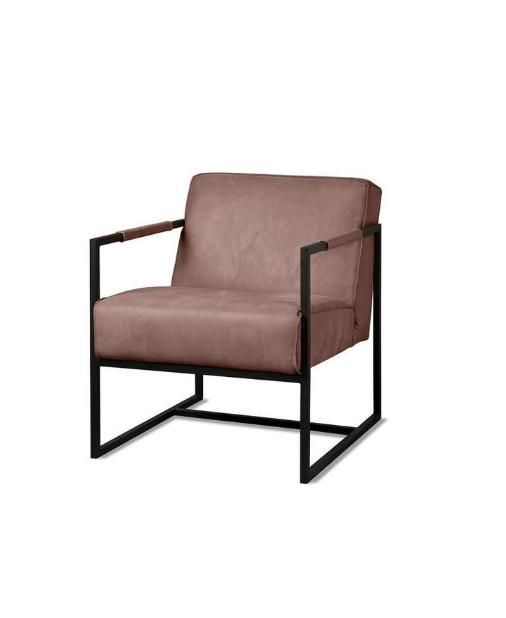 Fauteuil Star - fauteuils - Taupe, Huis en Inrichting, Stoelen, Nieuw, Leer