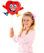 Mini figuurballon Happy Hart | Nieuw!, Nieuw, Verzenden