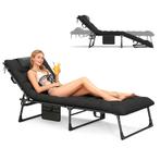 LIVSK Opvouwbare Campingstoel - 8 Posities - Afneembare Matr, Verzenden, Nieuw