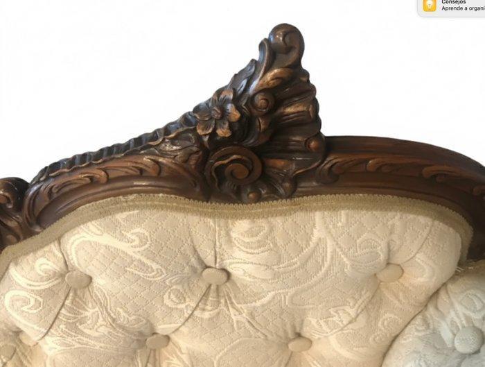 Sofa - Zijde, Brocado - Chaise Longue, Antiek en Kunst, Antiek | Overige Antiek
