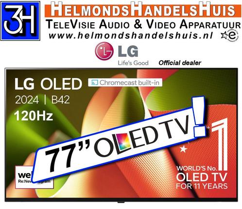 LG | Oled TV | 77inch | 120Hz | Chromecast | Groot | Nieuw, Audio, Tv en Foto, Televisies, 100 cm of meer, Smart TV, 120 Hz, 4k (UHD)