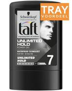 SCHWARZKOPF TAFT UNLIMITED HOLD POWER GEL TRAY 6 X 300 ML, Verzenden, Nieuw