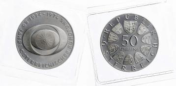 Austria 50 schilling 1974 50 years of Austrian broadcasti... beschikbaar voor biedingen