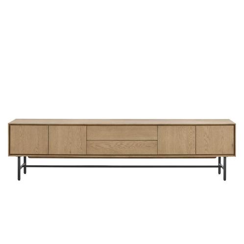 Belvio tv-meubel 4d+1l+klep light oak veneer, Huis en Inrichting, Kasten | Televisiemeubels, Nieuw, Ophalen of Verzenden