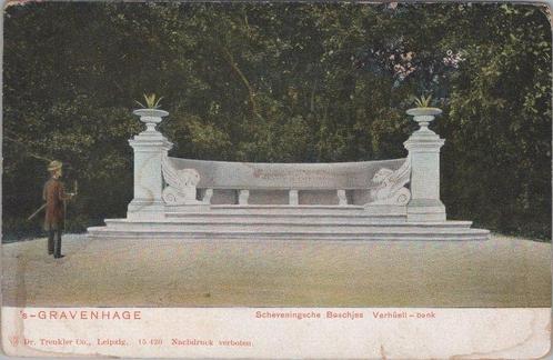 S-GRAVENHAGE - Scheveningsche Boschjes Verhüell - Bank, Verzamelen, Ansichtkaarten | Nederland, Verzenden