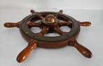 Ship/boat wheel - Stuurwiel 46 cm - Hout, Antiek en Kunst, Curiosa en Brocante