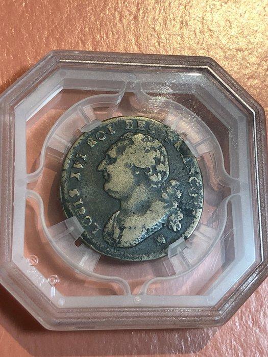 Frankrijk. Lodewijk XVI (Grondwet). 12 Deniers 1792-T et, Postzegels en Munten, Munten | Europa | Euromunten