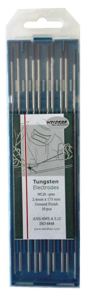 Wolfraam elektroden 2.4x175 mm  (TIG lassen: Staal, RVS,, Doe-het-zelf en Verbouw, Gereedschap | Lasapparaten, Nieuw, Verzenden