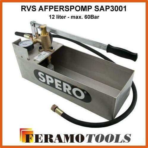 afperspomp RVS druktestpomp drukpomp afpers pomp, Doe-het-zelf en Verbouw, Gereedschap | Handgereedschap, Nieuw, Ophalen of Verzenden