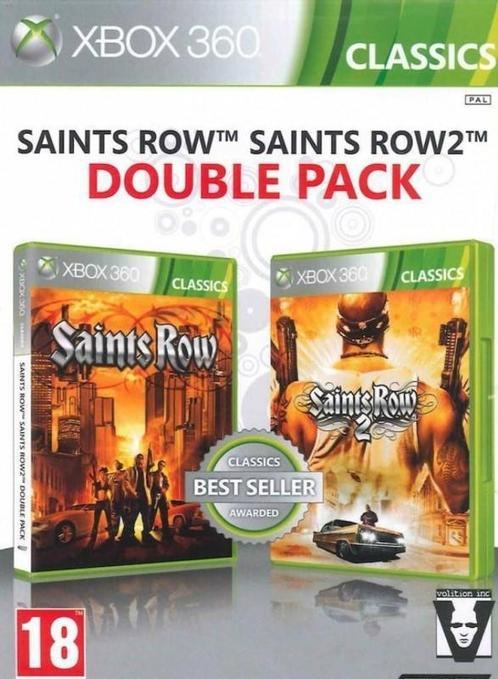 Saints Row Double Pack (1 & 2) (classics) (Xbox 360), Spelcomputers en Games, Games | Xbox 360, Gebruikt, Vanaf 12 jaar, Verzenden