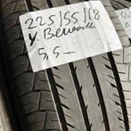 2 x Yokohama BluEarth 225-55-18 Zomerbanden 5,5mm, 18 inch, Gebruikt, Ophalen of Verzenden, Band(en)