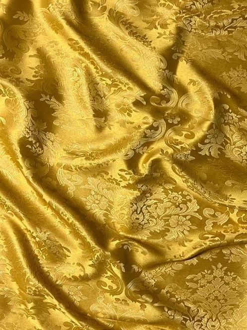 San Leucio - luxe Empire jacquard stof in gouden vintage -, Antiek en Kunst, Curiosa en Brocante