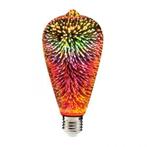 Filament LED-lamp E27 3,5 Watt - ST64 3D Color, Huis en Inrichting, Lampen | Losse lampen, Nieuw, Ophalen of Verzenden, Led-lamp