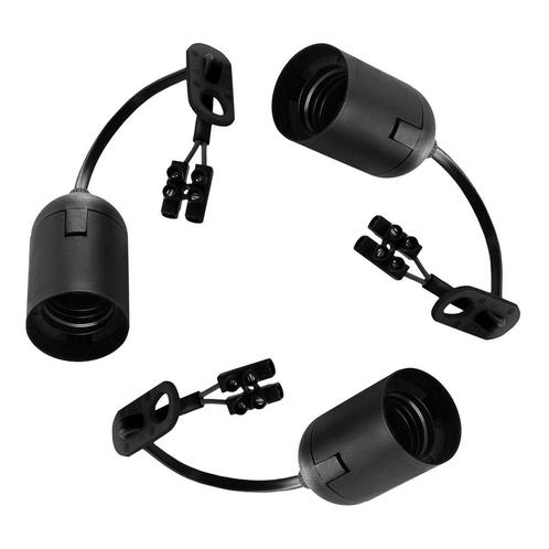 Verhuisfitting 3 stuks | LED lamp fitting | E27 lampvoet - k, Huis en Inrichting, Lampen | Overige, Nieuw, Verzenden